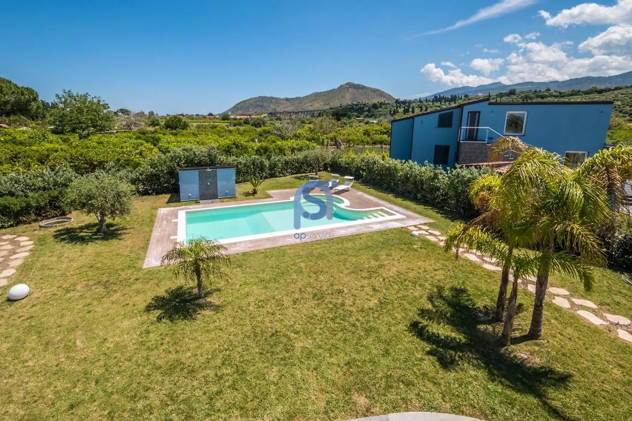 Villa Azzurra Con Piscina Privata Lascari